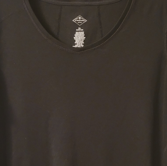St. John's Bay Active Black Short Sleeve T-Shirt - Picture 8 of 8